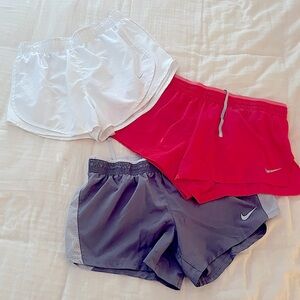 Nike dri fit women’s shorts bundle. Size medium
